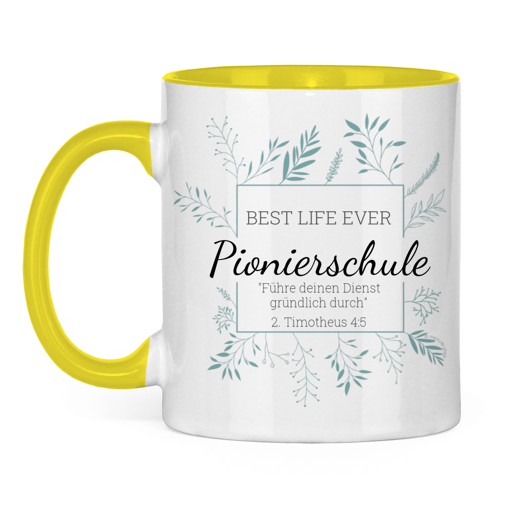 Pionierschule Tasse - JW Geschenk - Personalisierbar