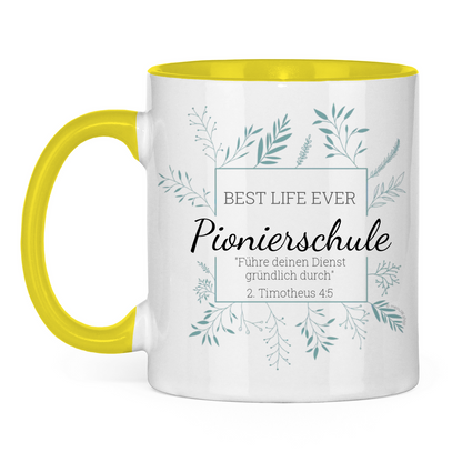 Pionierschule Tasse - JW Geschenk - Personalisierbar