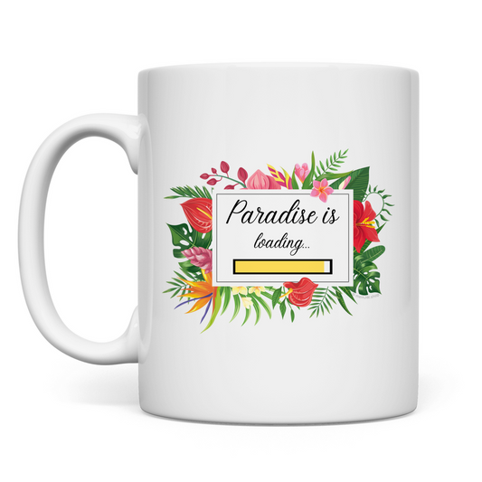 Paradise is loading - JW Tasse Geschenk -  12 Farben