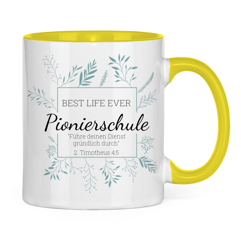 Pionierschule Tasse - JW Geschenk - Personalisierbar