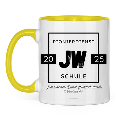 Pionierdienstschule 2025 - JW Tasse - 12 Farben