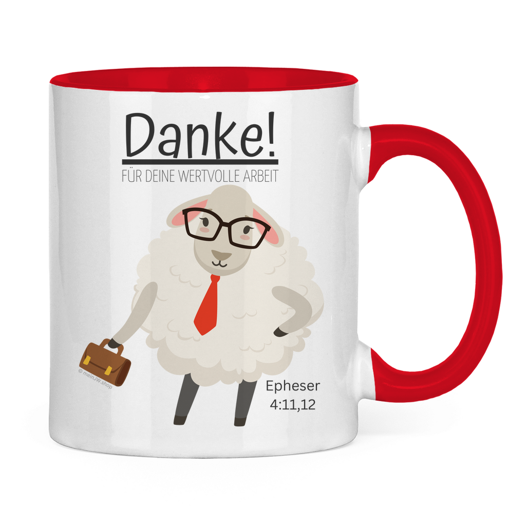 Danke für deine wertvolle Arbeit - JW Tasse - 12 Farben