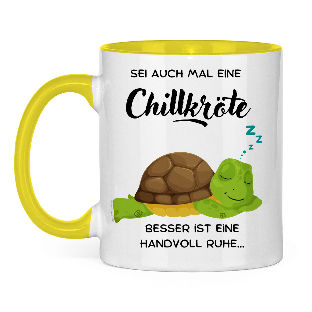 Chillkröte - JW Tasse Geschenk -  12 Farben