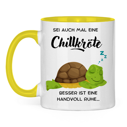 Chillkröte - JW Tasse Geschenk -  12 Farben