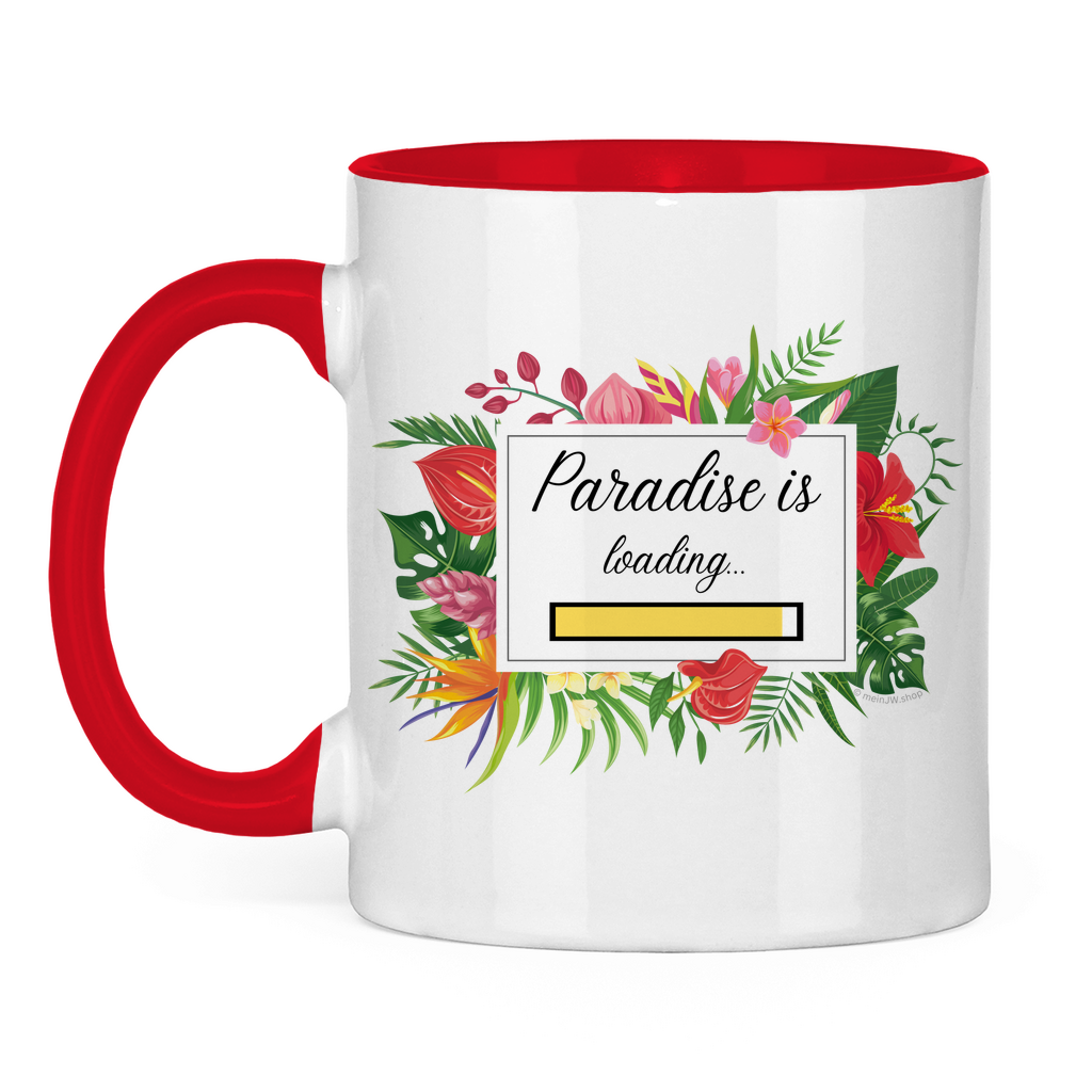 Paradise is loading - JW Tasse Geschenk -  12 Farben