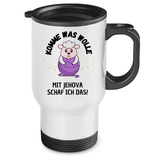 Komme was Wolle - JW Edelstahl-Thermobecher - 2 Farben