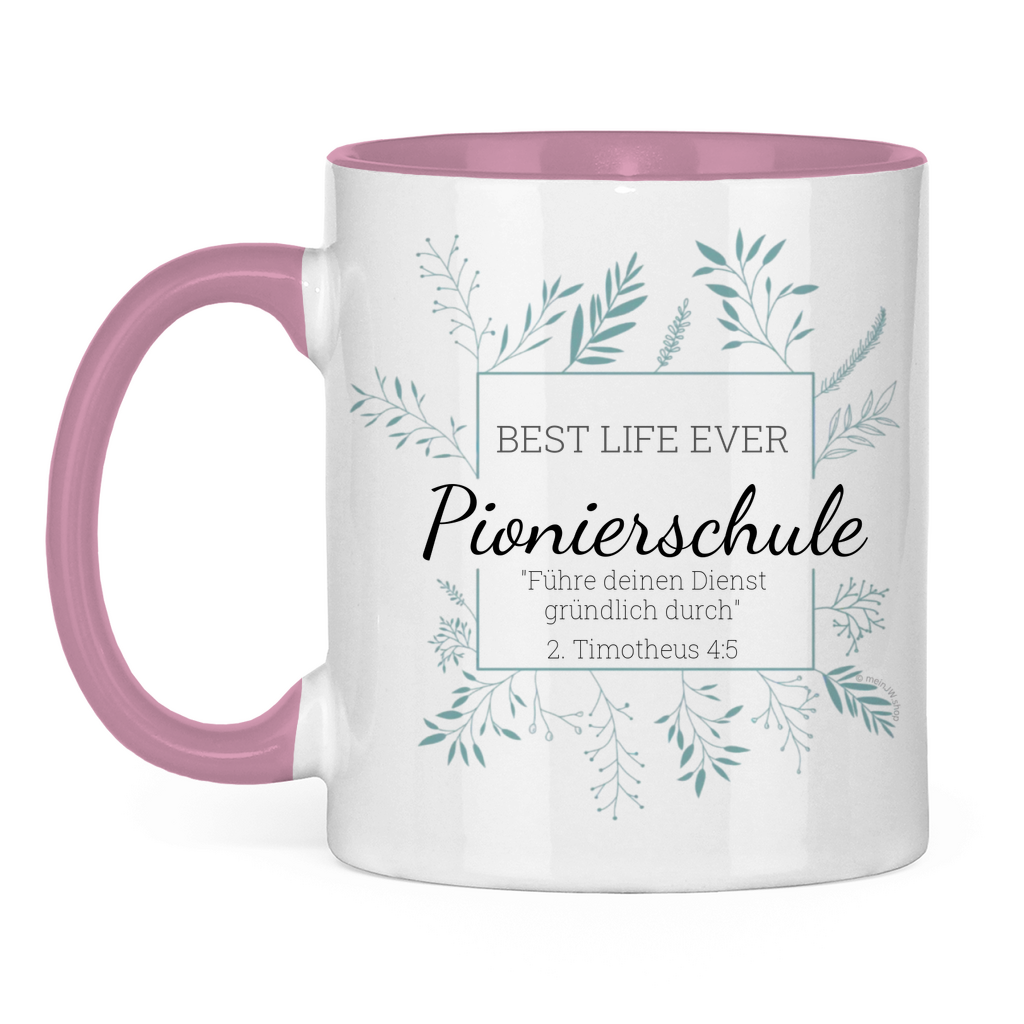 Pionierschule Tasse - JW Geschenk - Personalisierbar