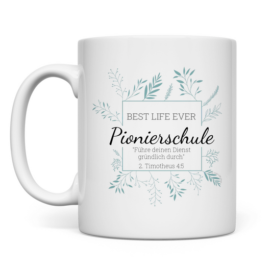Pionierschule Tasse - JW Geschenk - Personalisierbar