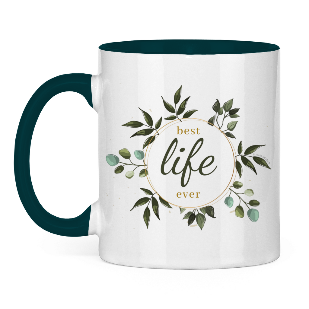 Best Life Ever - JW Tasse Geschenk -  12 Farben