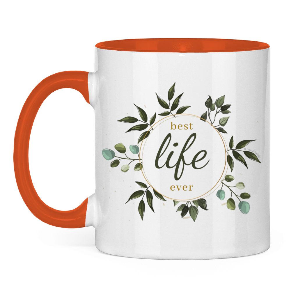 Best Life Ever - JW Tasse Geschenk -  12 Farben