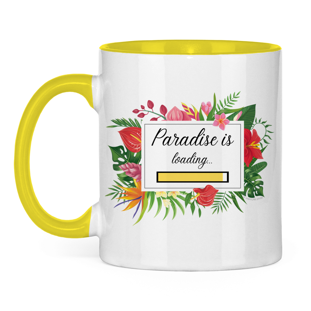 Paradise is loading - JW Tasse Geschenk -  12 Farben