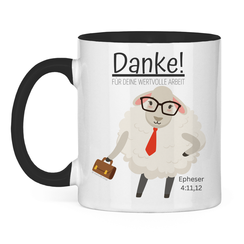 Danke für deine wertvolle Arbeit - JW Tasse - 12 Farben