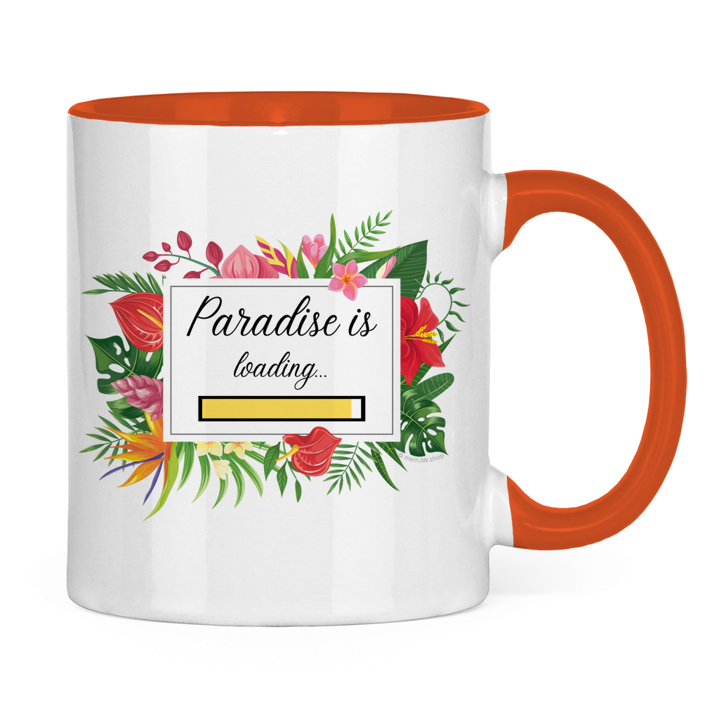 Paradise is loading - JW Tasse Geschenk -  12 Farben