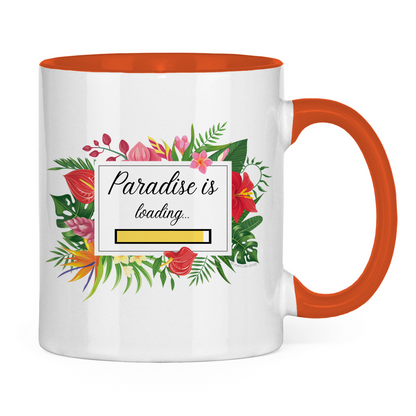 Paradise is loading - JW Tasse Geschenk -  12 Farben