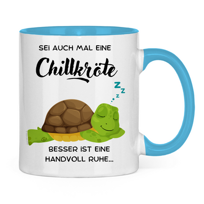 Chillkröte - JW Tasse Geschenk -  12 Farben