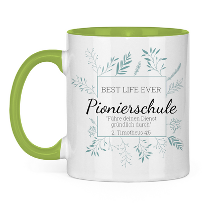Pionierschule Tasse - JW Geschenk - Personalisierbar