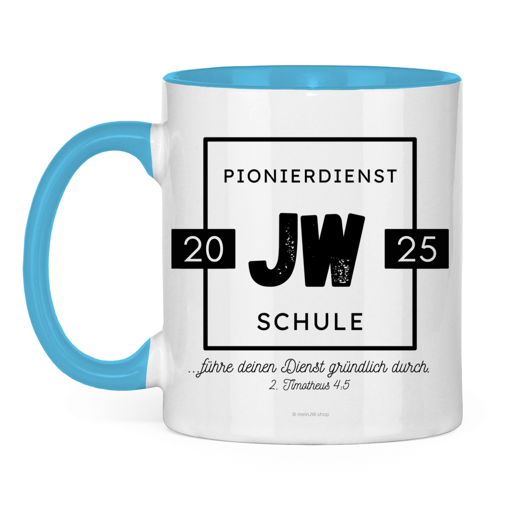 Pionierdienstschule 2025 - JW Tasse - 12 Farben