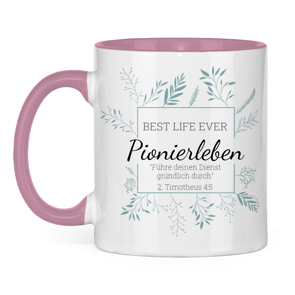 Pionierleben Tasse - JW Tasse Geschenk - Personalisierbar