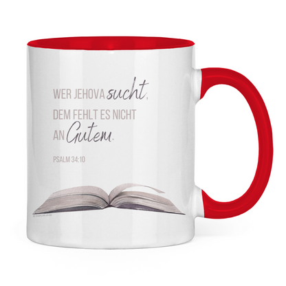 Best Day Ever - JW Tasse zur Taufe - Personalisierbar - 12 Farben