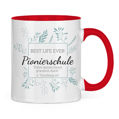 Pionierschule Tasse - JW Geschenk - Personalisierbar