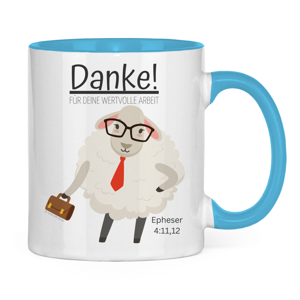 Danke für deine wertvolle Arbeit - JW Tasse - 12 Farben