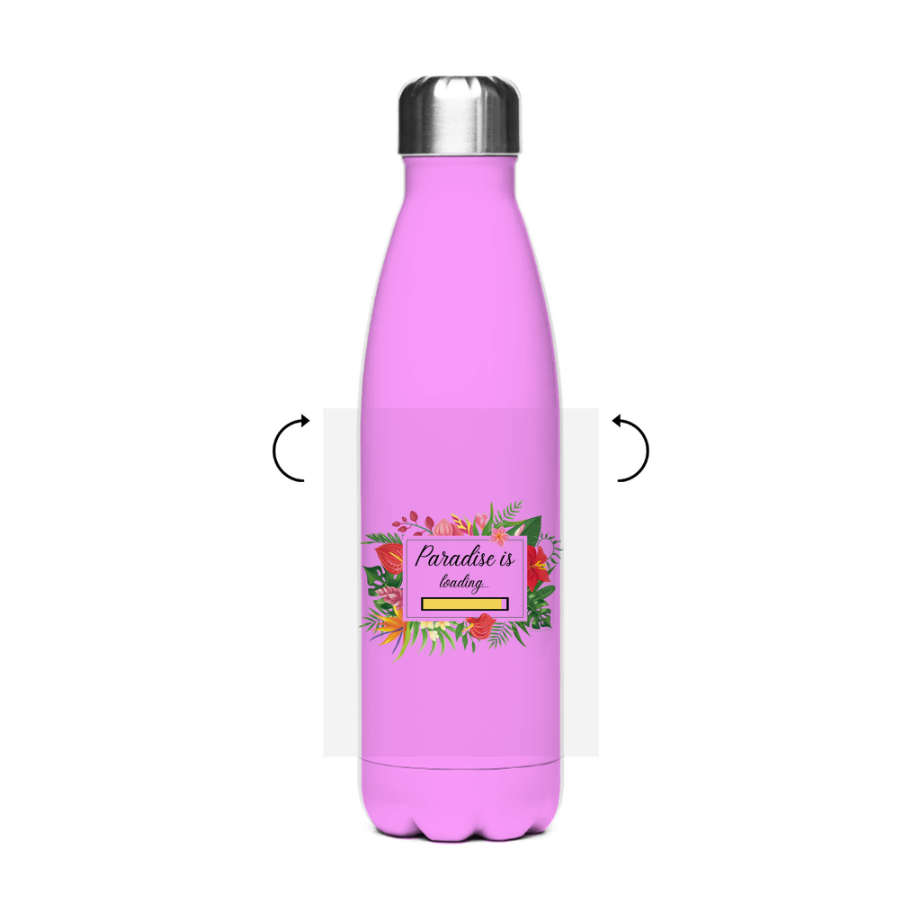 Paradies is loading - JW Edelstahl-Thermoflasche - 7 Farben