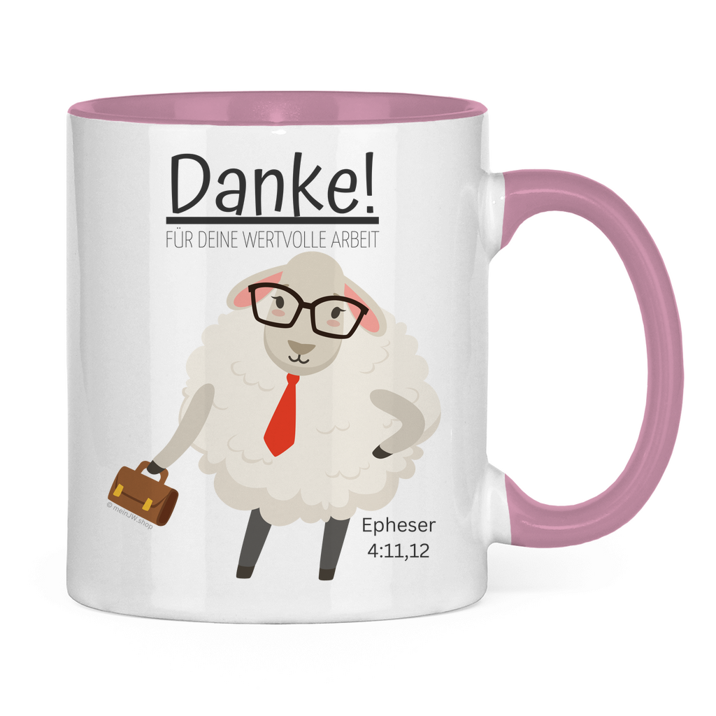 Danke für deine wertvolle Arbeit - JW Tasse - 12 Farben