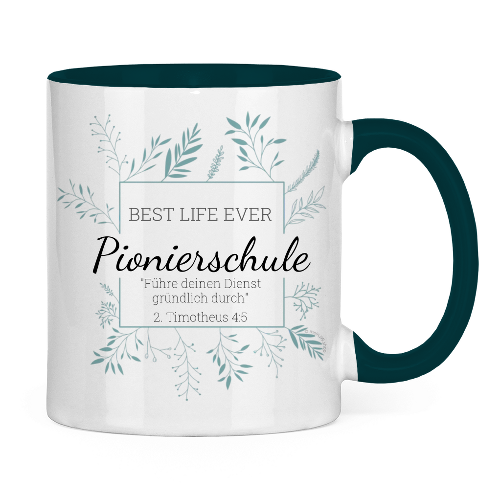 Pionierschule Tasse - JW Geschenk - Personalisierbar