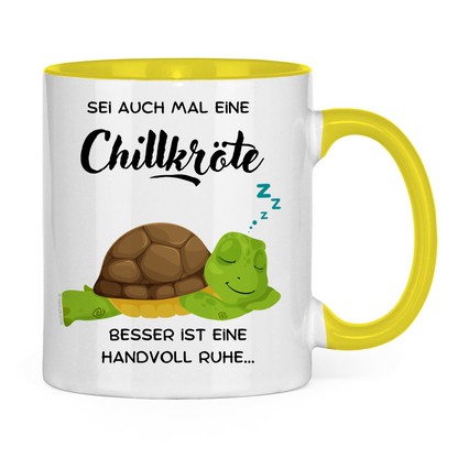 Chillkröte - JW Tasse Geschenk -  12 Farben
