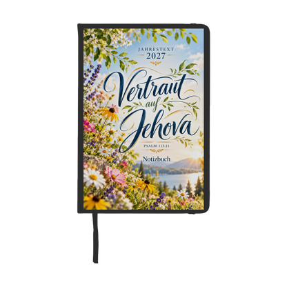 JW Notizbuch mit Jahrestext 2027 - Blumen
