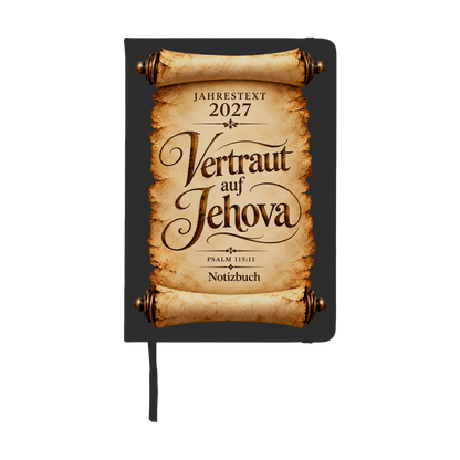 JW Notizbuch mit Jahrestext 2027 - Buchrolle