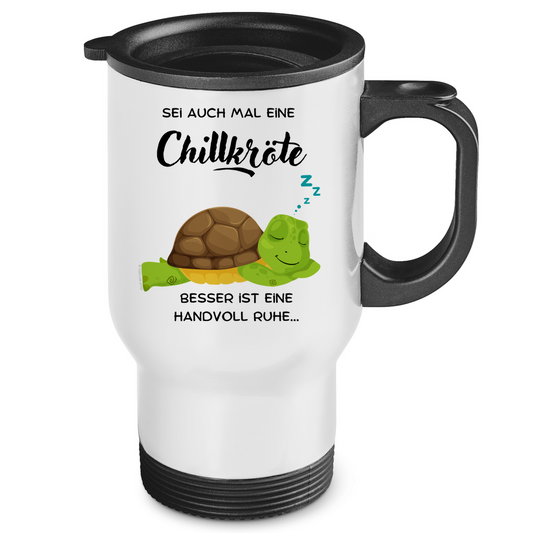 Chillkröte - JW Edelstahl-Thermobecher - 2 Farben