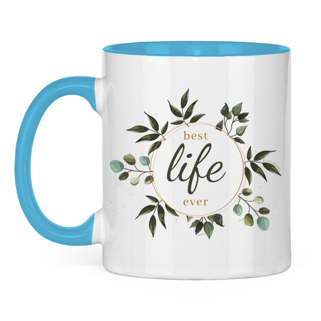 Best Life Ever - JW Tasse Geschenk -  12 Farben