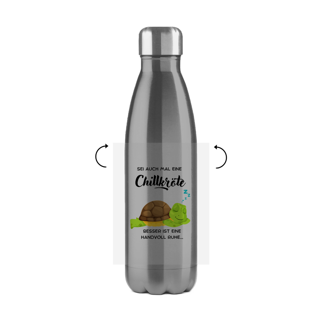 Chillkröte - JW Edelstahl-Thermoflasche - 7 Farben
