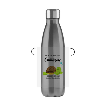 Chillkröte - JW Edelstahl-Thermoflasche - 7 Farben