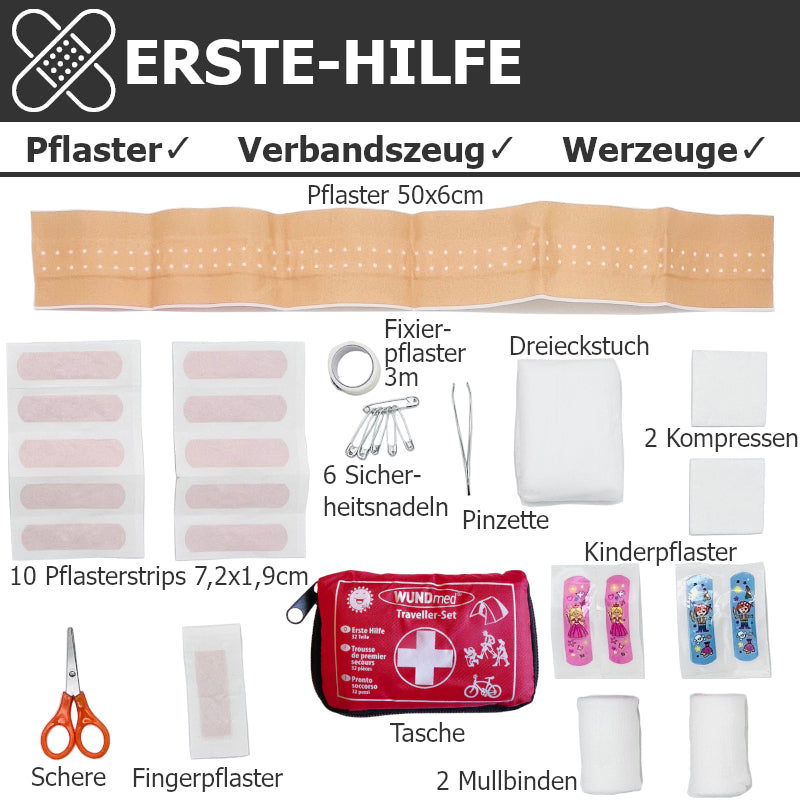 Fluchtrucksack KOMPLETT-45 ein Notfallrucksack für 1-Person