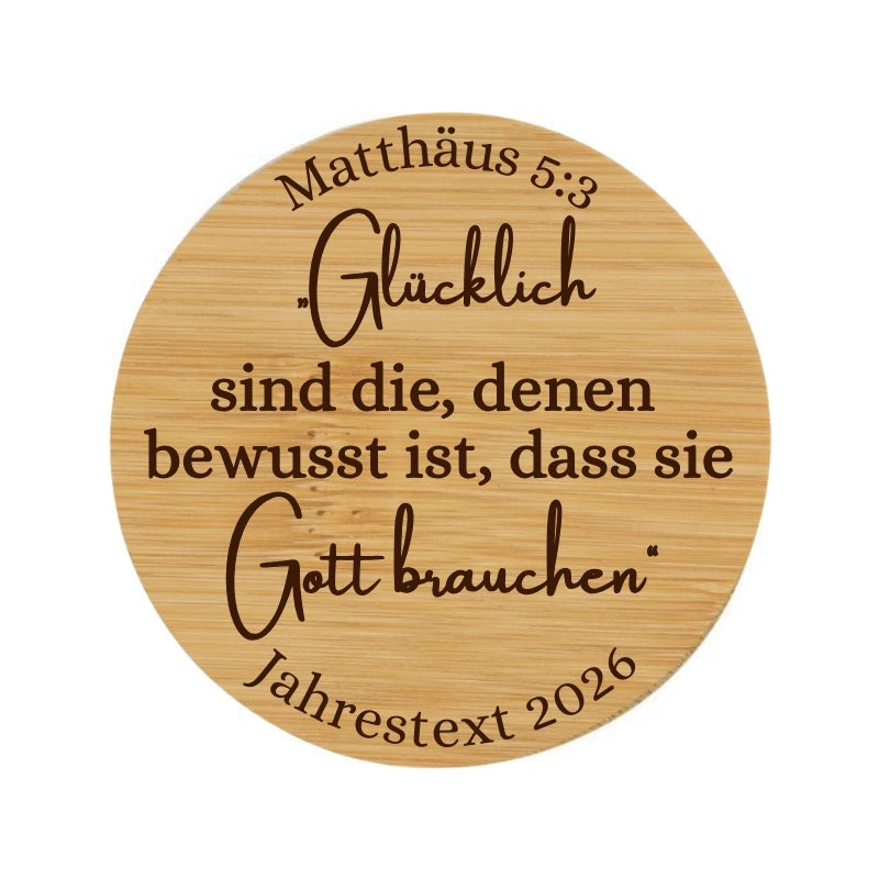 Jahrestext 2026 - Kühlschrankmagnet mit Flaschenöffner