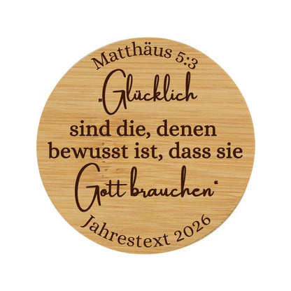 Jahrestext 2026 - Kühlschrankmagnet mit Flaschenöffner