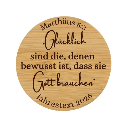Jahrestext 2026 - Kühlschrankmagnet mit Flaschenöffner