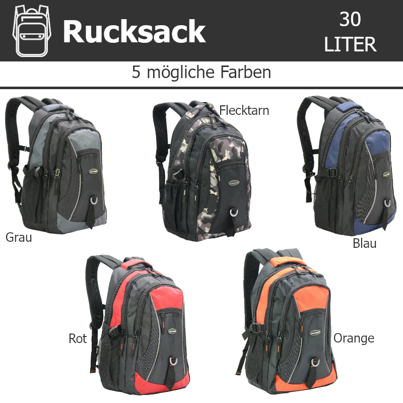Fluchtrucksack BASIS-30 ein Notfallrucksack für 1-Person