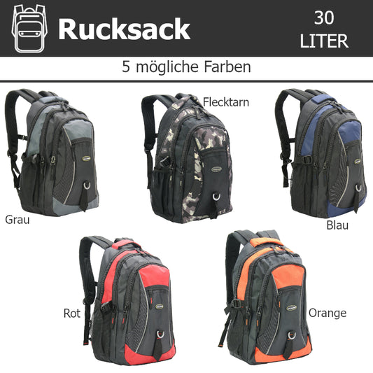 Fluchtrucksack BASIS-30 ein Notfallrucksack für 1-Person