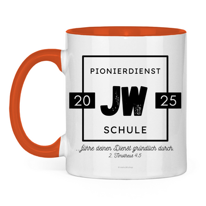 Pionierdienstschule 2025 - JW Tasse - 12 Farben