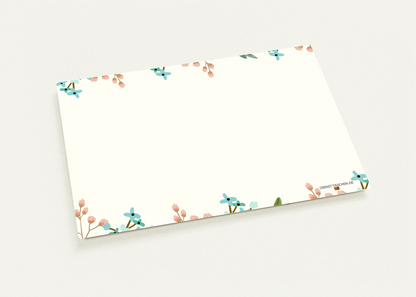 Postkarte zur Taufe - Alles Liebe zur Taufe (Blumen)