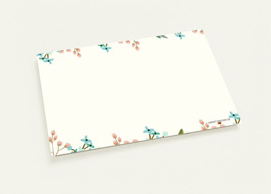 Postkarte zur Taufe - Alles Liebe zur Taufe (Blumen)