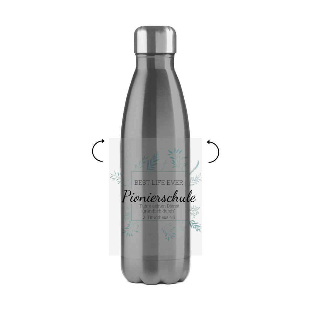 Pionierschule - Best Life Ever - JW Edelstahl-Thermoflasche - Personalisierbar