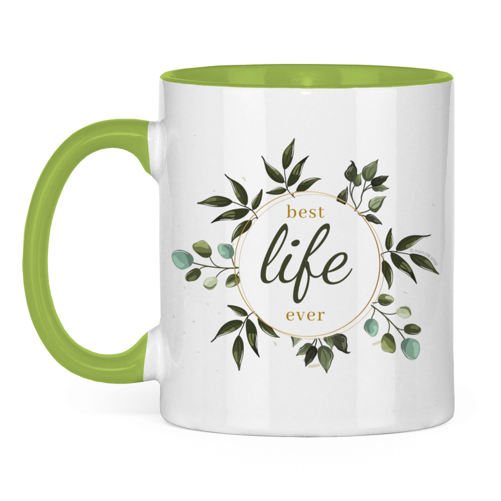 Best Life Ever - JW Tasse Geschenk -  12 Farben