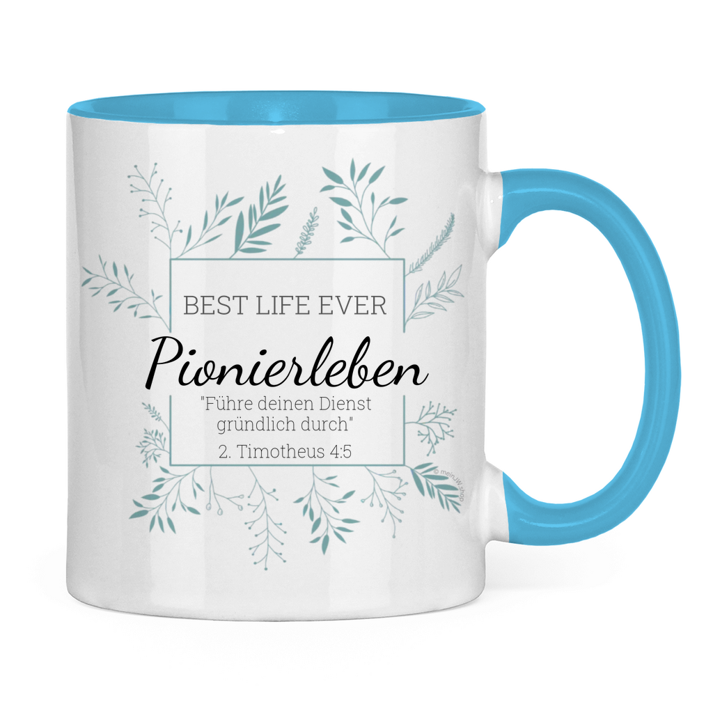 Pionierleben Tasse - JW Tasse Geschenk - Personalisierbar