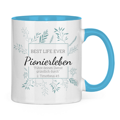 Pionierleben Tasse - JW Tasse Geschenk - Personalisierbar