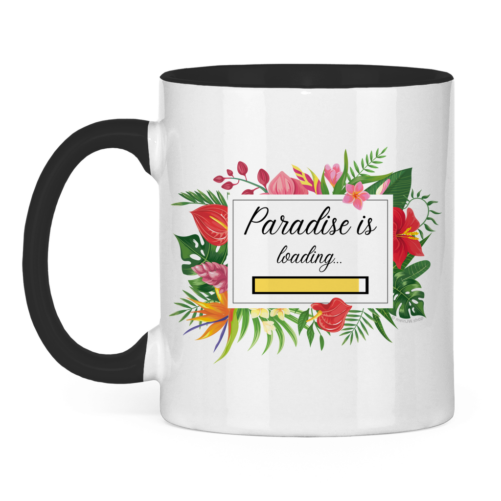 Paradise is loading - JW Tasse Geschenk -  12 Farben