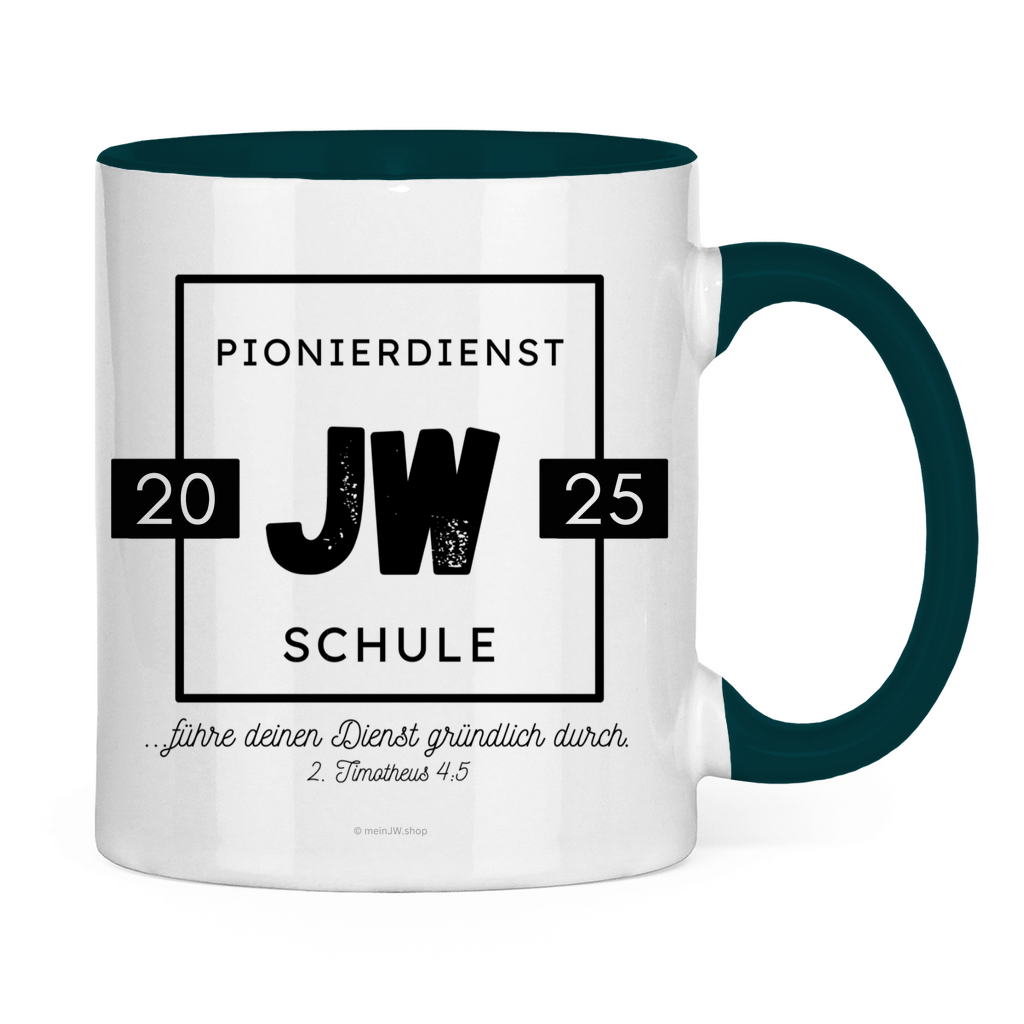 Pionierdienstschule 2025 - JW Tasse - 12 Farben